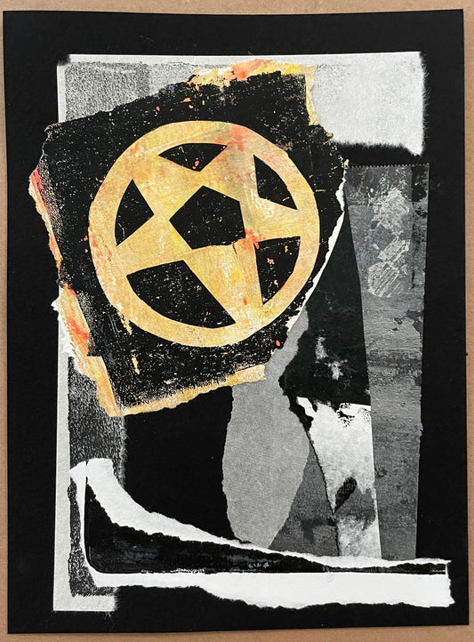 Ace of Pentacles, Collage