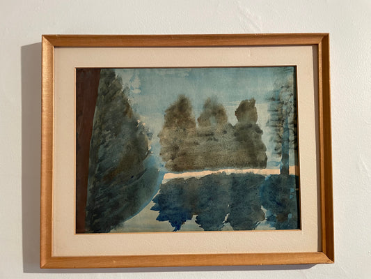 Charles Hutson - Tree Reflection in Blue